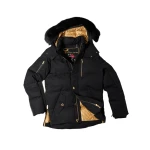 Moose Knuckles Gold Series Original 3Q Down Jacket in Black | Coveti