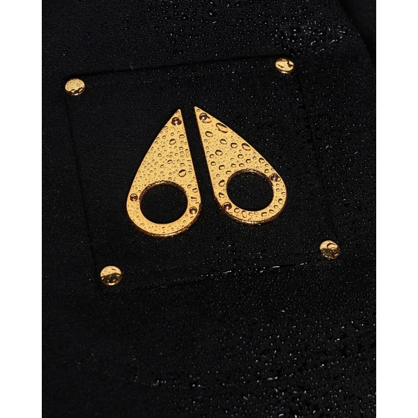 Moose Knuckles Gold Series Original Stirling Down Parka 2.0 in Black and Bronze | Men Coats | Coveti