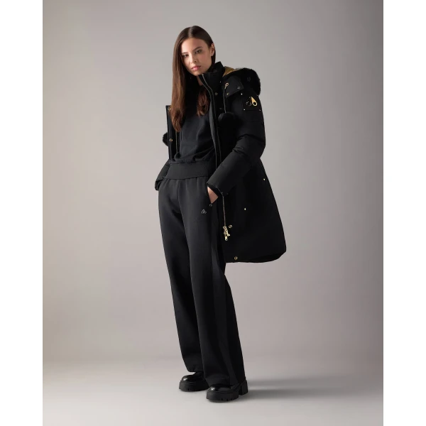 Moose Knuckles Gold Series Original Stirling Down Parka in Black | Coats | Coveti