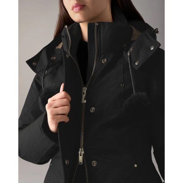 Moose Knuckles Gold Series Original Stirling Down Parka in Black | Coats | Coveti