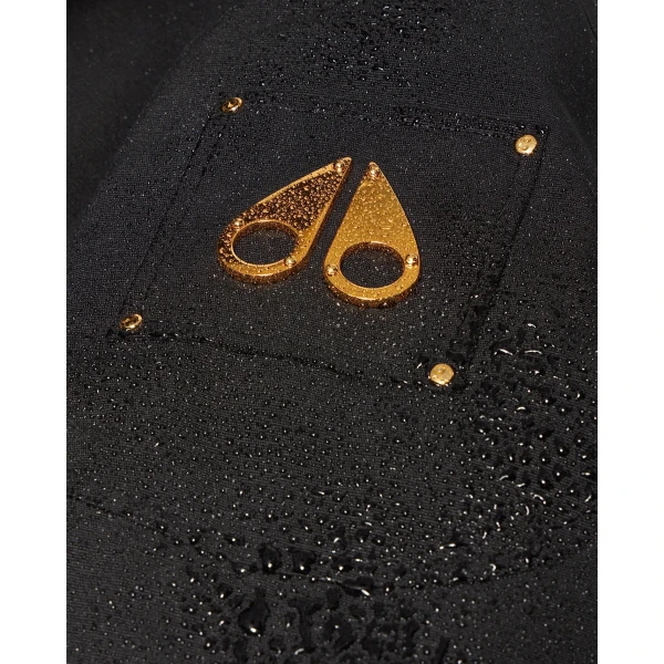 Moose Knuckles Gold Series Original Stirling Down Parka in Black | Coats | Coveti