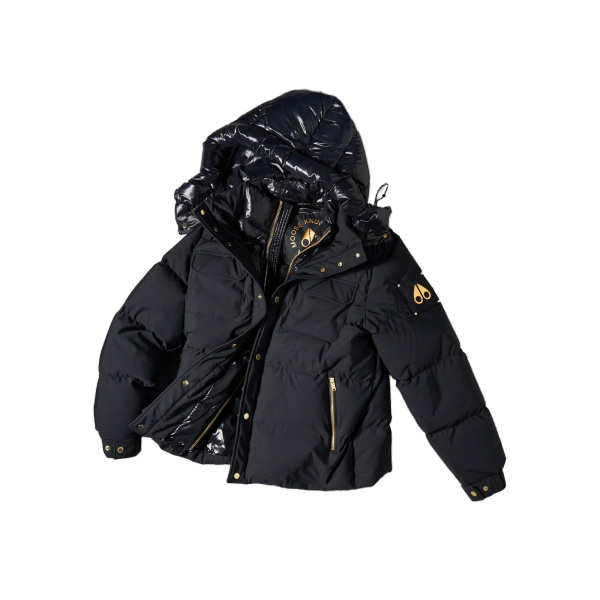 Moose Knuckles Gold Series Suthep Down Jacket in Black | Coveti