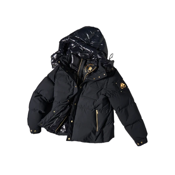 Moose Knuckles Gold Series Suthep Down Jacket in Black | Coveti