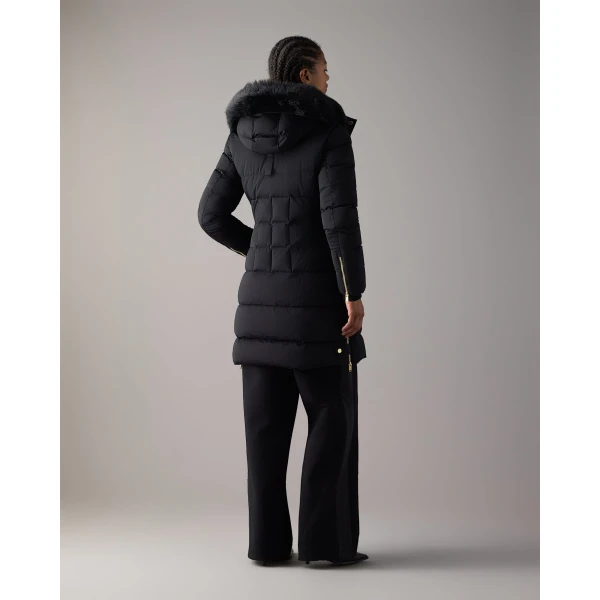 Moose Knuckles Gold Series Watershed Down Parka in Black | Coats | Coveti