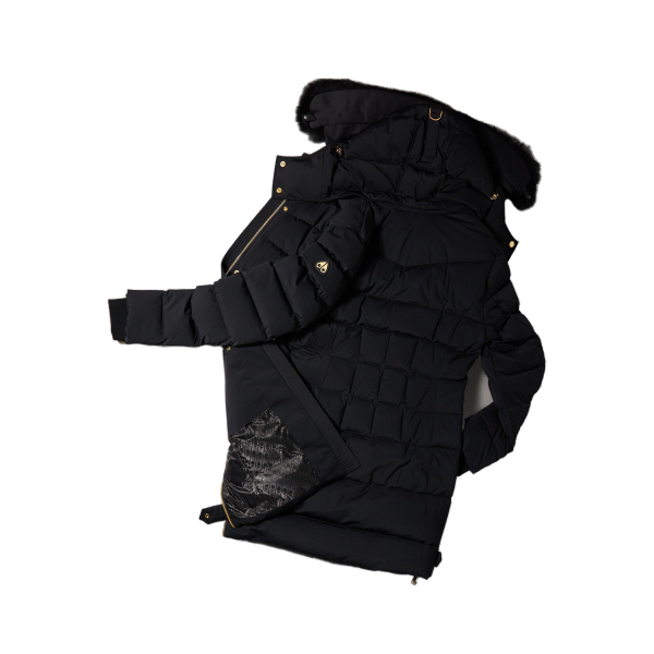 Moose Knuckles Gold Series Watershed Down Parka in Black | Coveti