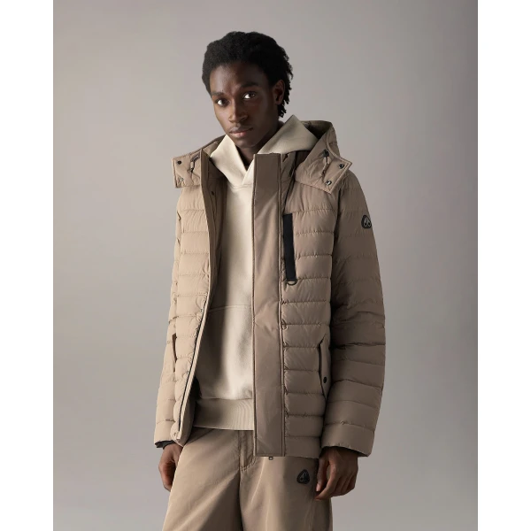 Moose Knuckles Greystone Down Jacket in Ashen | Men Jackets | Coveti