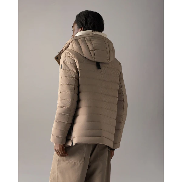 Moose Knuckles Greystone Down Jacket in Ashen | Men Jackets | Coveti