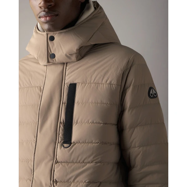 Moose Knuckles Greystone Down Jacket in Ashen | Men Jackets | Coveti