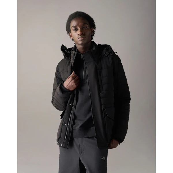 Moose Knuckles Greystone Down Jacket in Black | Men Jackets | Coveti