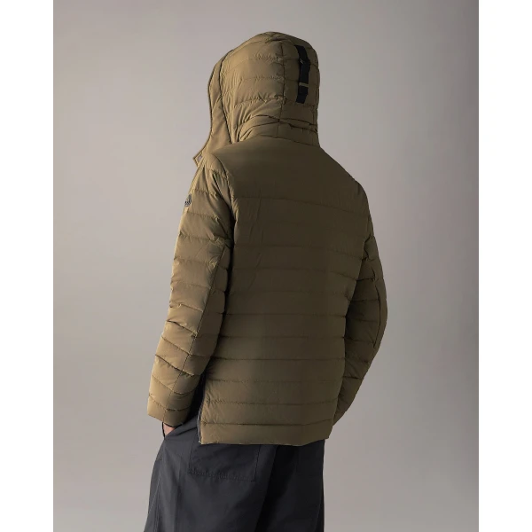 Moose Knuckles Greystone Down Jacket in Combat | Men Jackets | Coveti