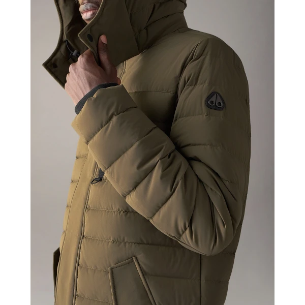 Moose Knuckles Greystone Down Jacket in Combat | Men Jackets | Coveti