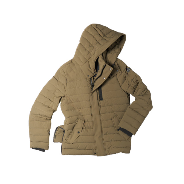 Moose Knuckles Greystone Down Jacket in Combat | Coveti