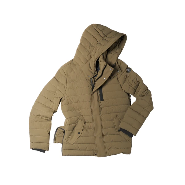 Moose Knuckles Greystone Down Jacket in Combat | Coveti