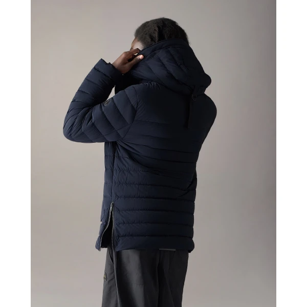 Moose Knuckles Greystone Down Jacket in Navy | Men Jackets | Coveti