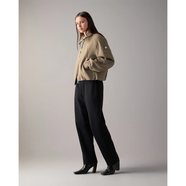 Moose Knuckles Grid 3-In-1 Wool Bomber Jacket in Ashen | Jackets | Coveti