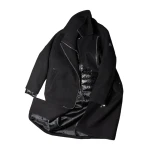 Moose Knuckles Grid 3-In-1 Wool Parka in Black | Coveti