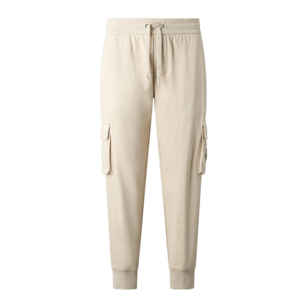 Moose Knuckles Hartsfield Cargo Joggers in Alabaster | Coveti