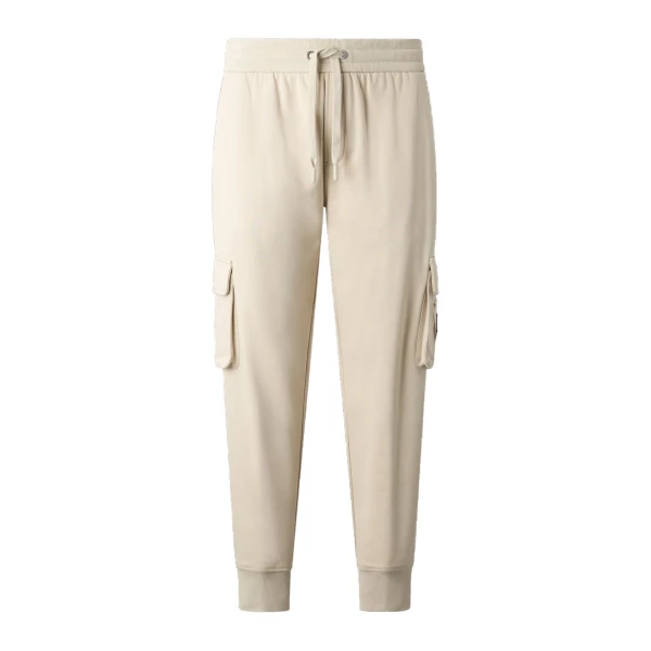 Moose Knuckles Hartsfield Cargo Joggers in Alabaster | Coveti
