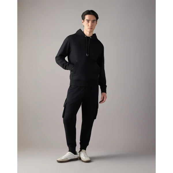 Moose Knuckles Hartsfield Cargo Joggers in Black | Pants | Coveti