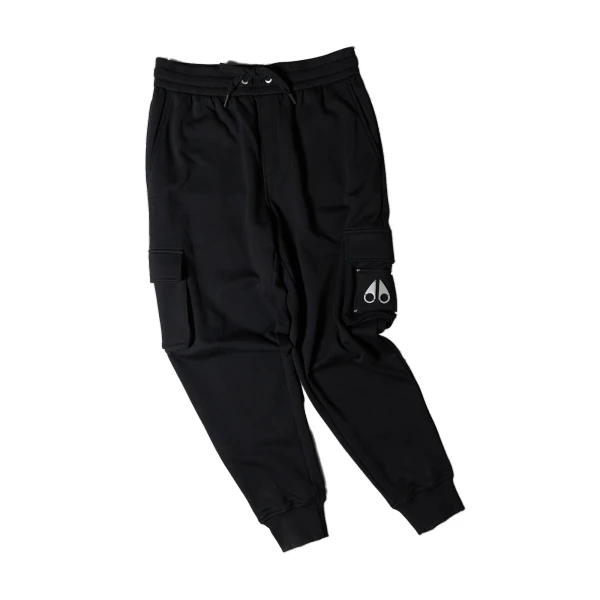 Moose Knuckles Hartsfield Cargo Joggers in Black | Coveti