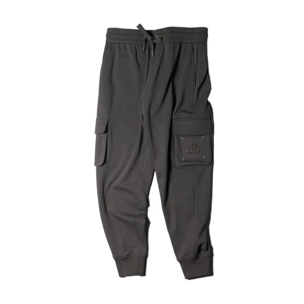 Moose Knuckles Hartsfield Cargo Joggers in Cement | Coveti