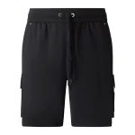 Moose Knuckles Hartsfield Cargo Shorts in Black | Coveti