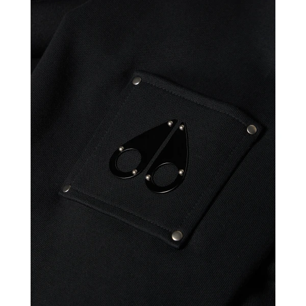 Moose Knuckles Hartsfield Hoodie in Black | Sweatshirts | Coveti