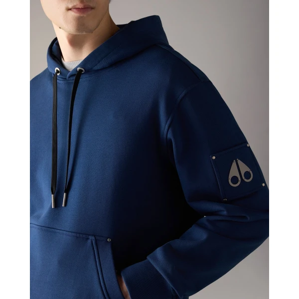 Moose Knuckles Hartsfield Hoodie in Nightfall | Sweatshirts | Coveti