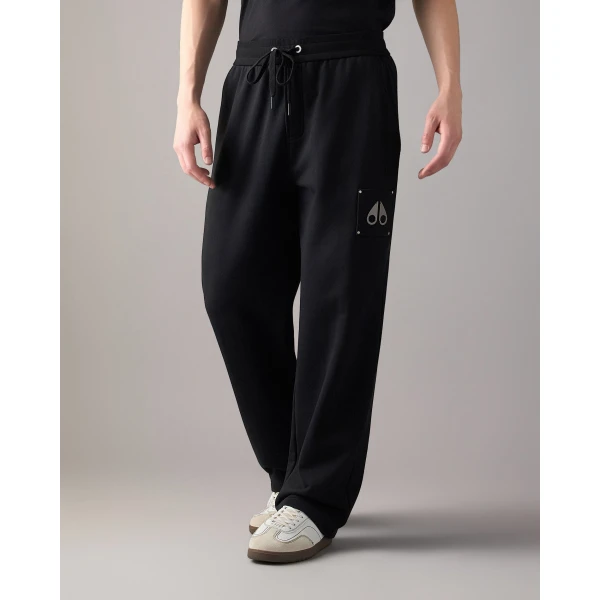 Moose Knuckles Hartsfield Straight-Leg Pants in Black | Pants | Coveti