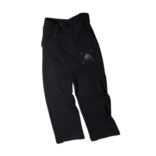 Moose Knuckles Hartsfield Straight-Leg Pants in Black | Coveti
