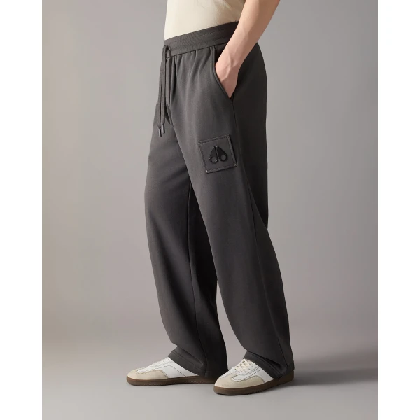 Moose Knuckles Hartsfield Straight-Leg Pants in Cement | Pants | Coveti