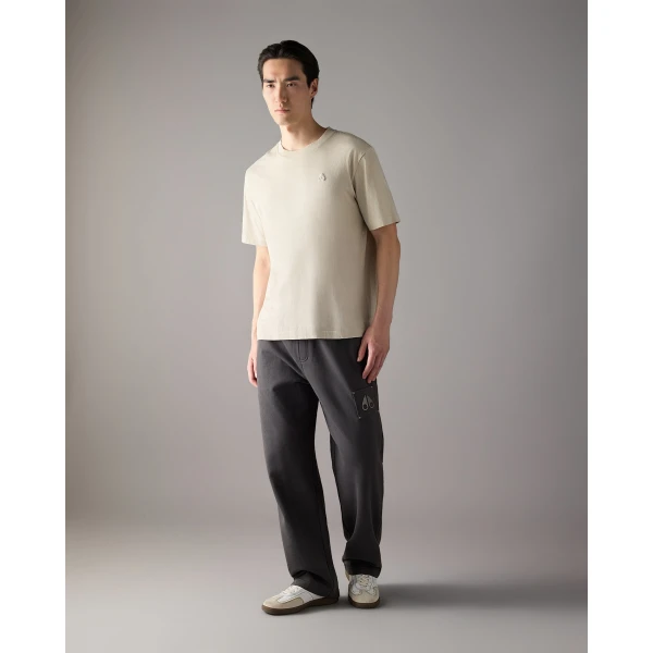 Moose Knuckles Hartsfield Straight-Leg Pants in Cement | Pants | Coveti
