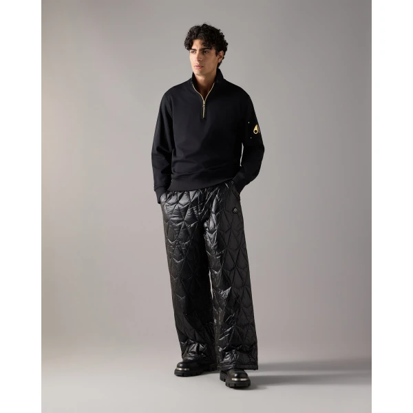 Moose Knuckles Iceberg Quilt Down Pants in Black | Pants | Coveti
