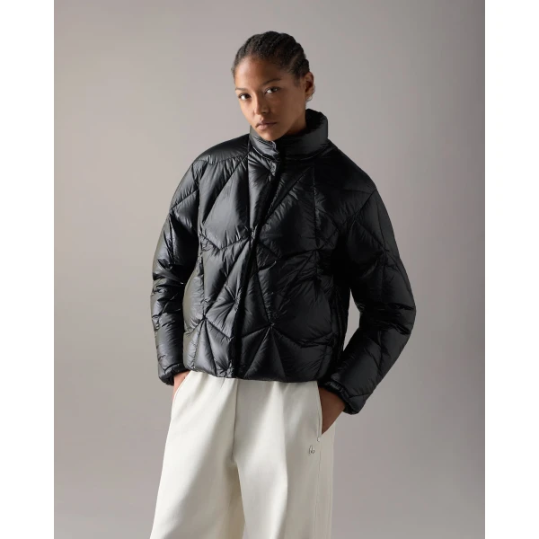 Moose Knuckles Iceberg Quilt Down Puffer in Black | Jackets | Coveti