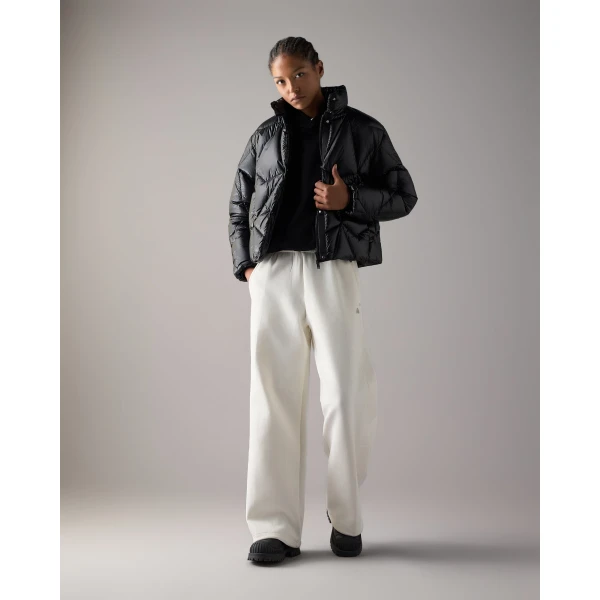 Moose Knuckles Iceberg Quilt Down Puffer in Black | Jackets | Coveti