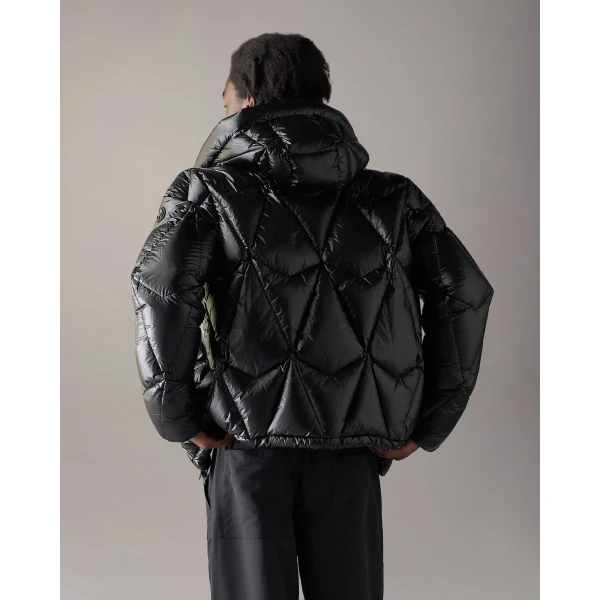 Moose Knuckles Iceberg Quilt Down Puffer in Black | Men Jackets | Coveti