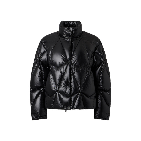 Moose Knuckles Iceberg Quilt Down Puffer in Black | Coveti