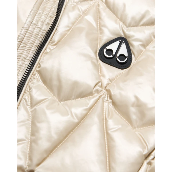Moose Knuckles Iceberg Quilt Down Vest in Alabaster | Vests | Coveti