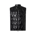 Moose Knuckles Iceberg Quilt Down Vest in Black | Coveti
