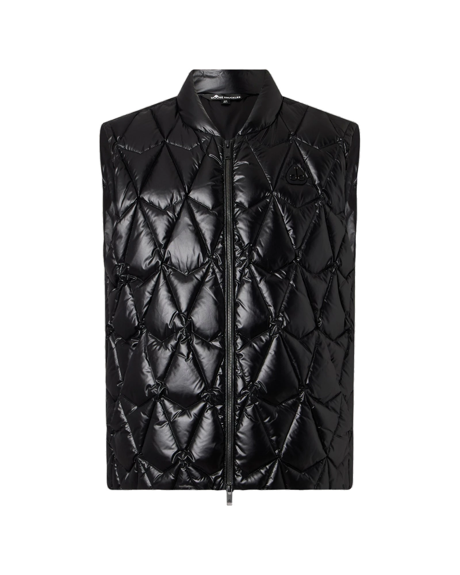 Moose Knuckles Iceberg Quilt Down Vest in Black Moose Knuckles Iceberg Quilt Down Vest in Black | Coveti