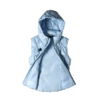 Moose Knuckles Iceberg Quilt Down Vest in Blue Ice | Coveti