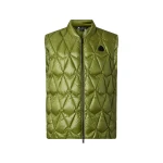 Moose Knuckles Iceberg Quilt Down Vest in Clover | Coveti