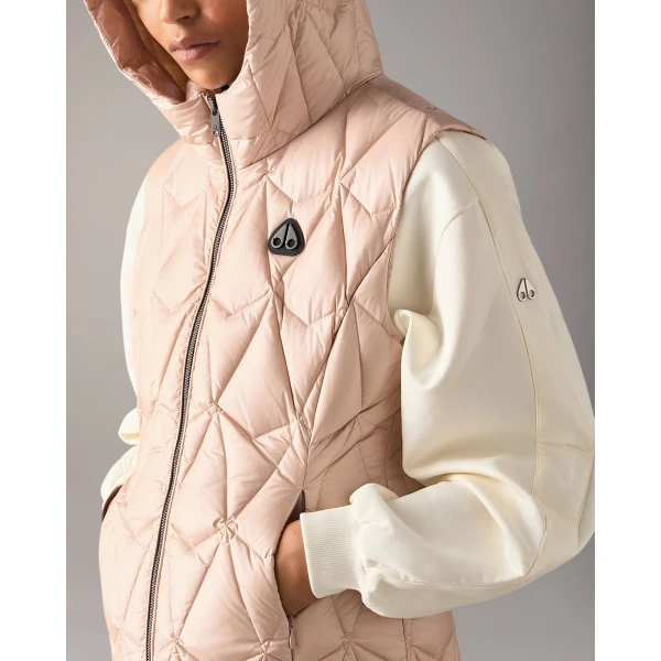Moose Knuckles Iceberg Quilt Down Vest in Rosewood | Vests | Coveti