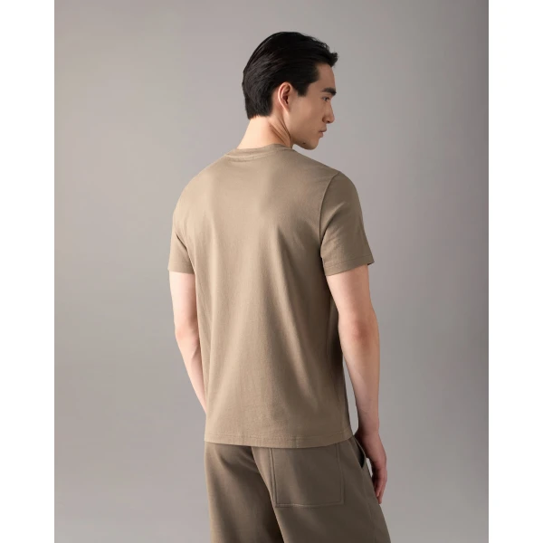 Moose Knuckles Icebreak Logo T-Shirt in Ashen | T-shirts & vests | Coveti