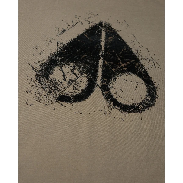 Moose Knuckles Icebreak Logo T-Shirt in Ashen | T-shirts & vests | Coveti