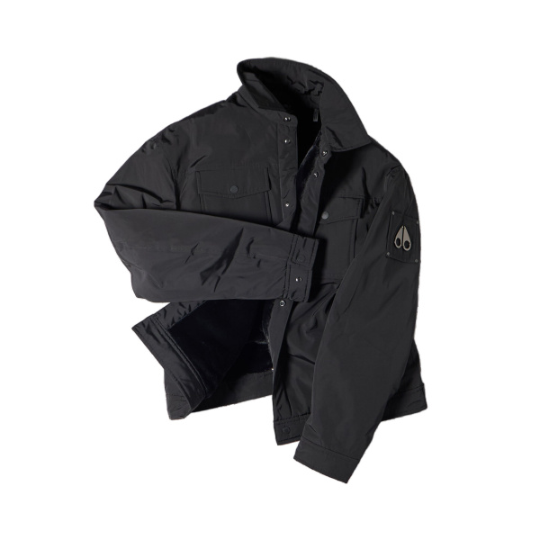 Moose Knuckles Jacques Bunny Jacket in Black | Coveti