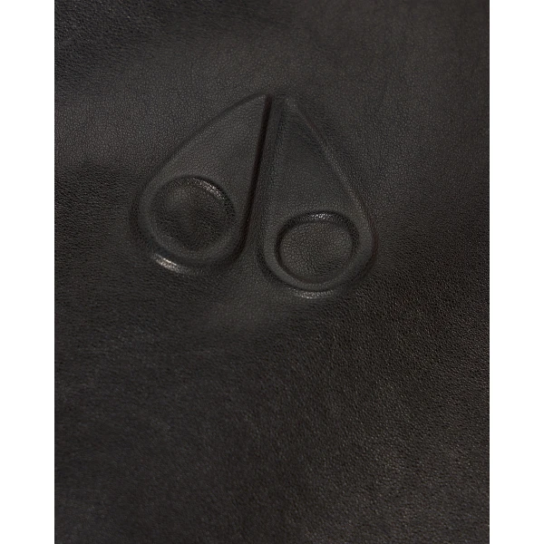 Moose Knuckles Jacques Leather Jacket in Black | Men Jackets | Coveti