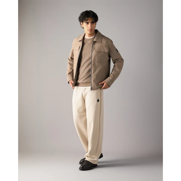 Moose Knuckles Jacques Shirt Jacket in Ashen | Men Jackets | Coveti