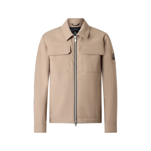 Moose Knuckles Jacques Shirt Jacket in Ashen | Coveti