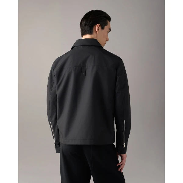 Moose Knuckles Jacques Shirt Jacket in Black | Men Jackets | Coveti